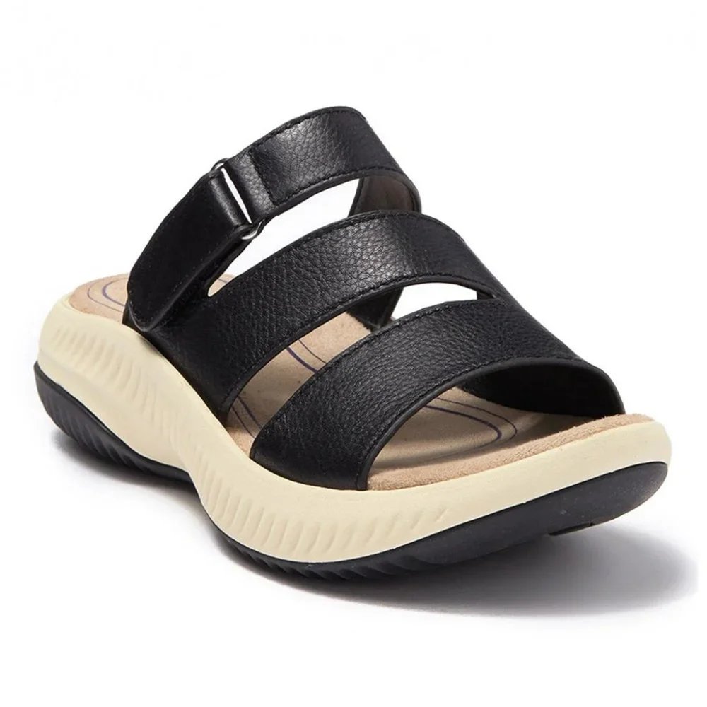Price firm Bionica Black Avoca Leather Sandal - Women 7.5 M